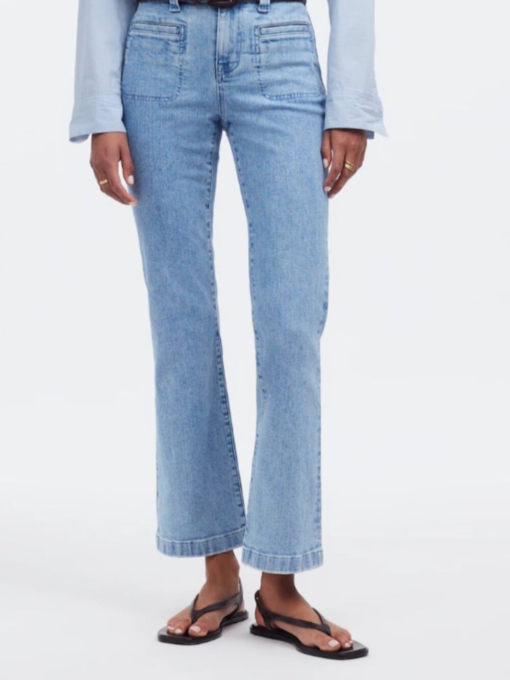Madewell Kick Out Crop Jeans - Size 33